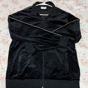 AGtawh (ALL GOOD THINGS ARE WELCOME HERE) Black Jacket with White Accents
